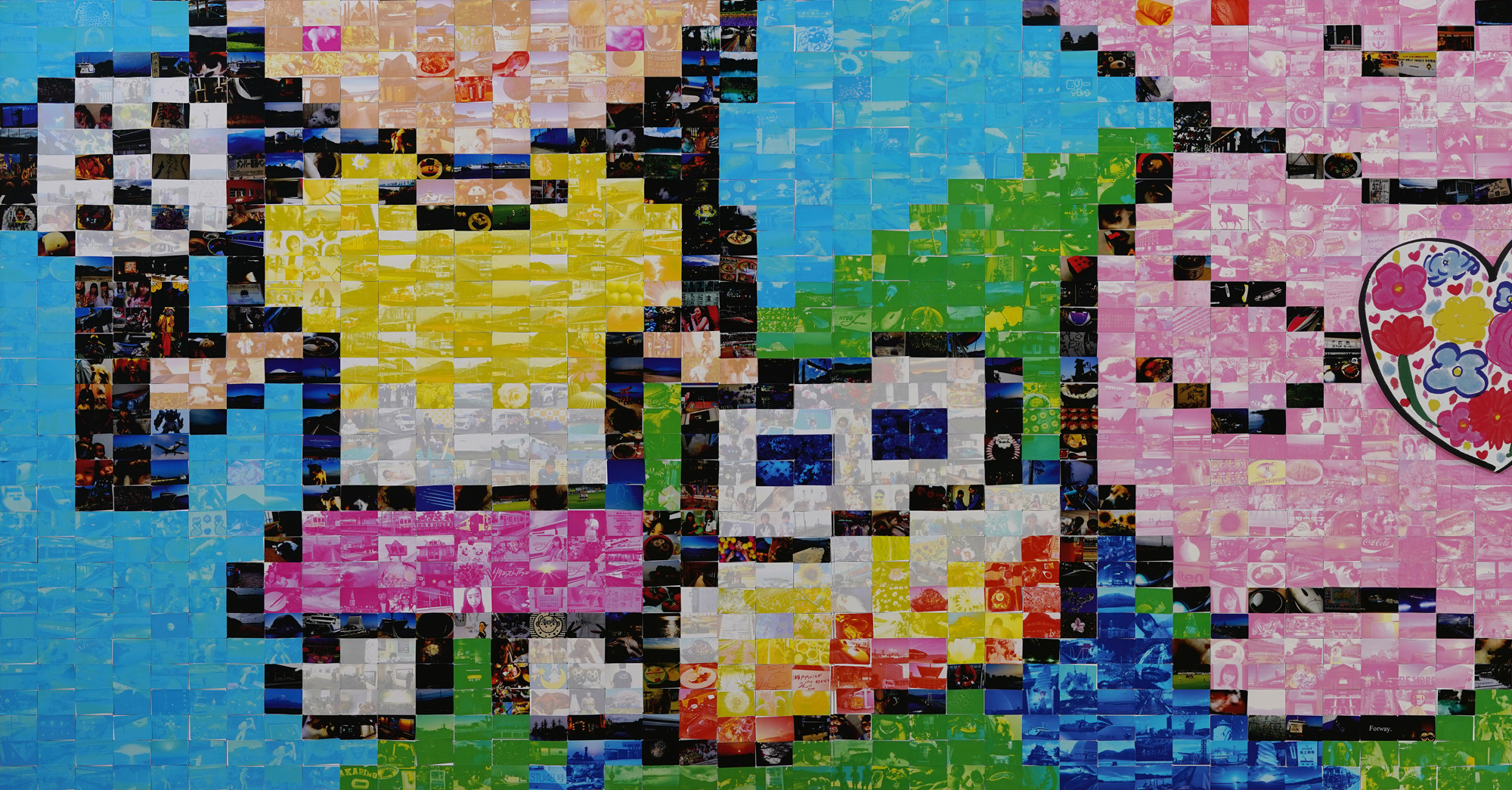 みんなで作ろう! 想いを込めてフォトモザイクアート(左下)