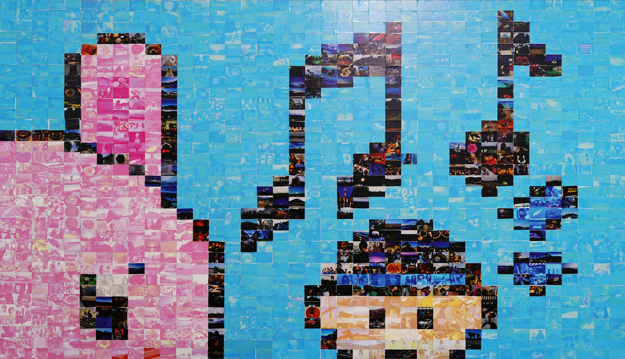 みんなで作ろう! 想いを込めてフォトモザイクアート(右上)