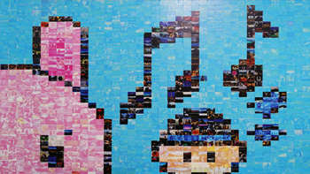 みんなで作ろう! 想いを込めてフォトモザイクアート(右上)
