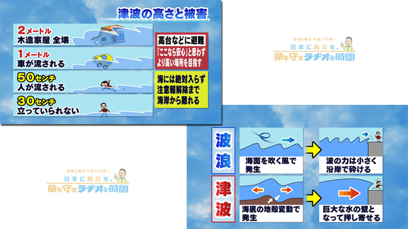 津波情報を知る