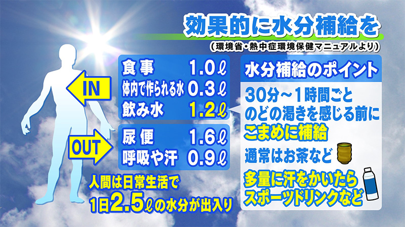 熱中症予防を万全に！