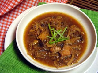 あめ色玉ねぎときのこのスープ