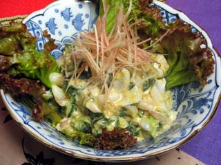 イカのゲソ酢みそあえ